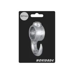 Novidade steigerbuis koppelstuk met haak verzinkt ø 27 mm
