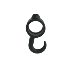 Novidade steigerbuis koppelstuk met haak zwart ø 27 mm