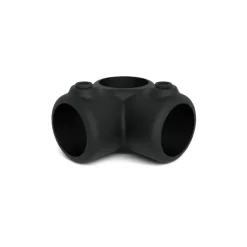 Novidade steigerbuis koppelstuk hoekstuk zwart ø 27 mm