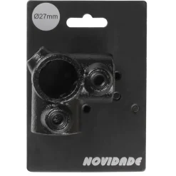 Novidade steigerbuis koppelstuk hoekstuk zwart ø 27 mm