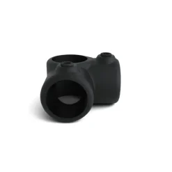 Novidade steigerbuis koppelstuk hoekstuk zwart ø 27 mm