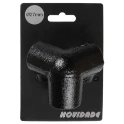 Novidade steigerbuis koppelstuk hoekstuk zwart ø 27 mm
