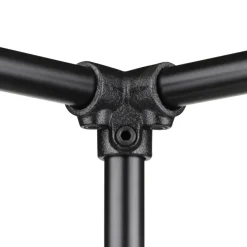 Novidade steigerbuis koppelstuk hoekstuk zwart ø 42 mm