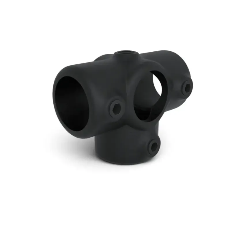 Novidade steigerbuis koppelstuk t-stuk zwart ø 21 mm