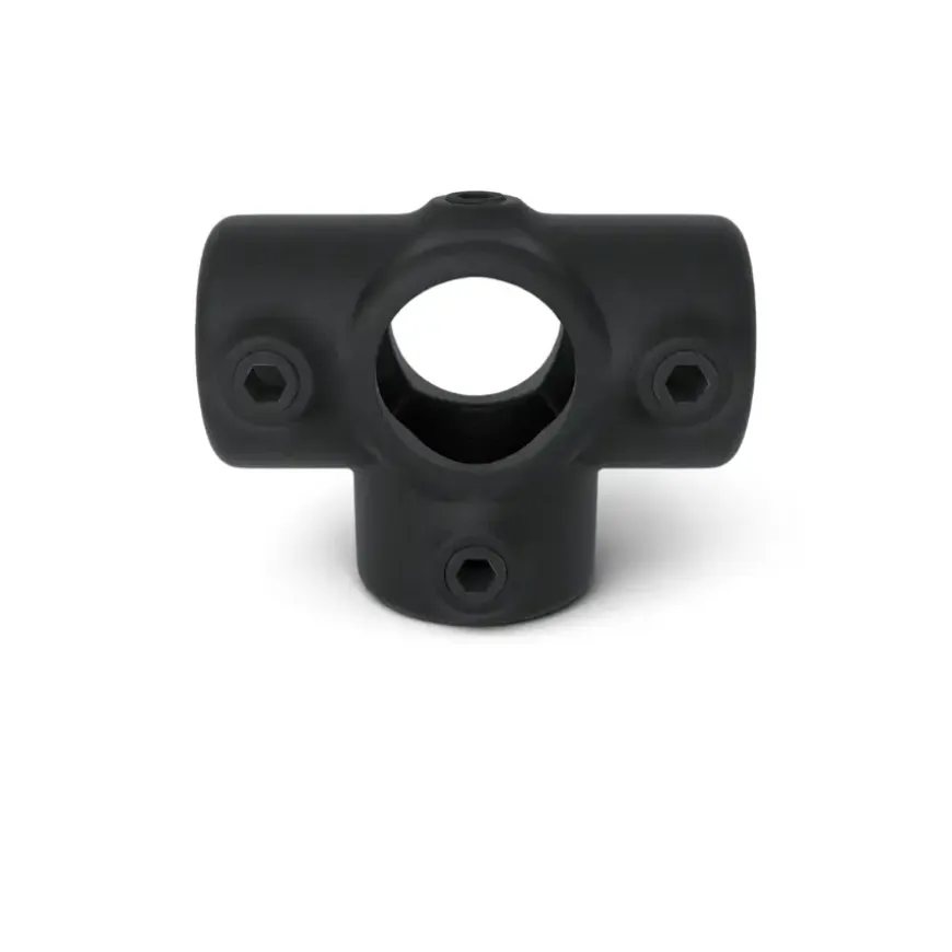 Novidade steigerbuis koppelstuk t-stuk zwart ø 21 mm