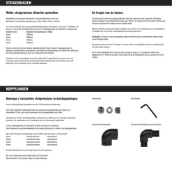 Novidade steigerbuis verzinkt lengte 1000 mm ø 27 mm