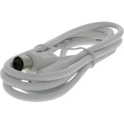 Audio & Video Accessoires > OK Coax Snoer 1,5 Meter Wit