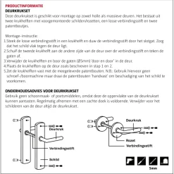 Deurbeslag Binnendeur|Deurklinken > OK deurkrukset Ovaal kortschild WC 63/8mm aluminium zwart