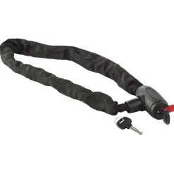 Fietssloten > OK kettingslot met hangslot zwart 90 cm