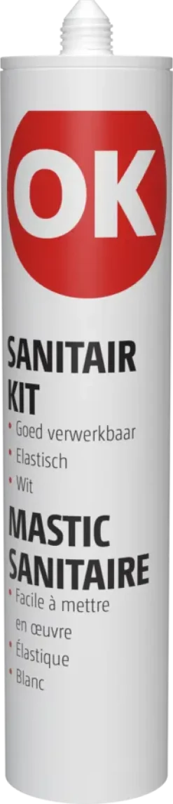 Toebehoren En Benodigdheden > OK sanitairkit wit 290 ml