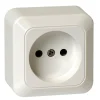 Opbouw Schakelmateriaal|Stopcontacten & Overige Contactdozen > OK stopcontact opbouw enkel wit