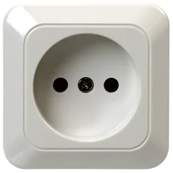 Opbouw Schakelmateriaal|Stopcontacten & Overige Contactdozen > OK stopcontact opbouw enkel wit