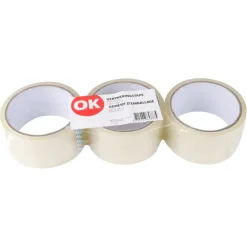 Verpakkingstape > OK verpakkingstapeset 48 mm x 30 m (3 stuks)