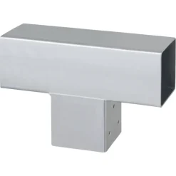 Houtverbinders|Houtverbinders > Geen Paalverbinder voor pergola T-verbindingsstuk 3-kants 9x9 cm gegalvaniseerd