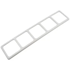 Afdekramen|Inbouw Schakelmateriaal > Peha Standard afdekraam 5-voudig wit