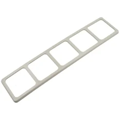 Afdekramen|Inbouw Schakelmateriaal > Peha Standard afdekraam 5-voudig crème