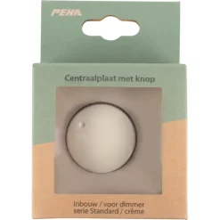 Dimmers|Inbouw Schakelmateriaal > Peha Standard centraalplaat dimmer creme