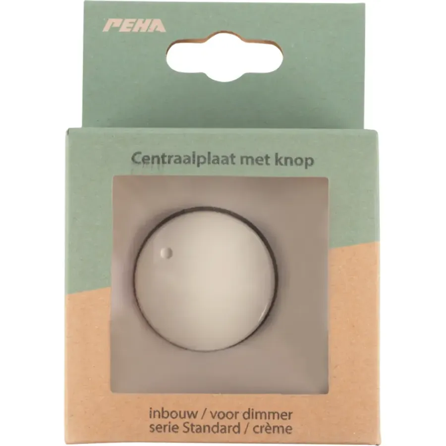 Dimmers|Inbouw Schakelmateriaal > Peha Standard centraalplaat dimmer creme