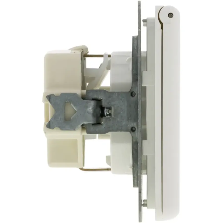Inbouw Schakelmateriaal|Stopcontacten & Overige Contactdozen > Peha Standard enkel geaard stopcontact met klepje wit