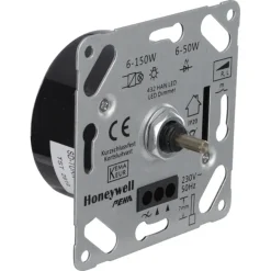 Dimmers|Inbouw Schakelmateriaal > Peha Standard Inbouwdimmer Led/ Gloei/ Halogeen 6-50 Watt