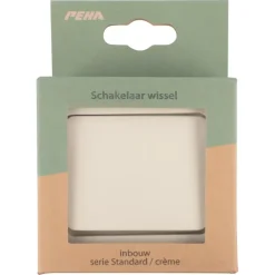 Schakelaars > Peha Standard wisselschakelaar crème