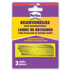 Messen > Perfax reservemessen behangafsteker