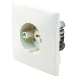 Inbouw Schakelmateriaal|Stopcontacten & Overige Contactdozen > PERILEX Wandcontactdoos tbv Inbouw Crème