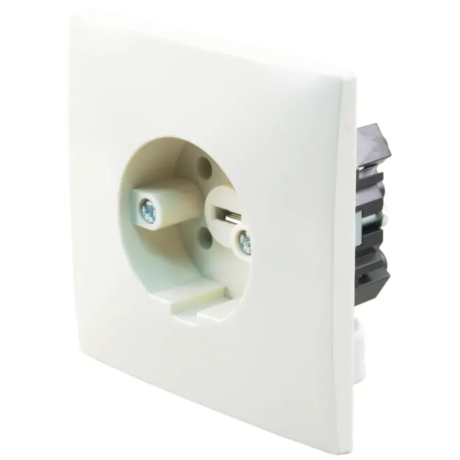 Inbouw Schakelmateriaal|Stopcontacten & Overige Contactdozen > PERILEX Wandcontactdoos tbv Inbouw Crème