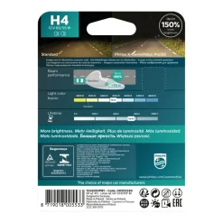 Autolampen > Philips autolamp H4 X-treme Vision Pro150 12342XVPB1