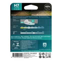 Autolampen > Philips autolamp H7 X-treme Vision Pro150 12972XVPB1