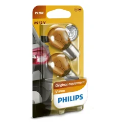 Autolampen > Philips autolamp PY21W Vision 12496NAB2