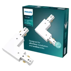 Audio & Video Accessoires > Philips EasyLink L-vormige connector linkse hoek railverlichting wit