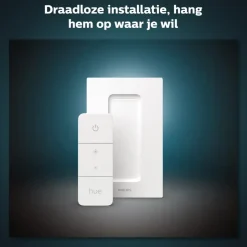 Dimmers|Opbouw Schakelmateriaal > Philips Hue dimmer switch draadloze schakelaar