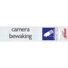 Pickup Alu deurbordje camera bewaking 165x44 mm
