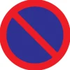Pickup bord parkeerverbod Ø 30 cm
