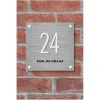 Pickup 3D Home plaat grijs acrylaat 3 mm 20 x 20 cm