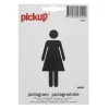 Pickup pictogram Dames 10x10 cm