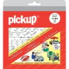 Pickup plakletters A-Z en cijfers 0-9 zilver 16 mm
