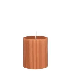 Pilaar kaars roze - h8xd7cm