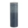 Pilaar kaars stearine blauw- h20xd6,8cm