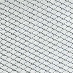 Plaat aluminium mat zilver strek 500x250x0.8mm