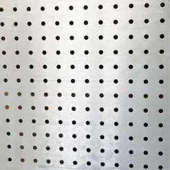 Plaat geperforeerd aluminium brut 1000x500x0,8 mm