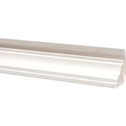 Wandpanelen|Kunststofprofielen > Geen Plafondprofiel voor kunststof schroot, lengte 270 cm roomwit