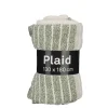 Plaid streep l.groen - l180xb130cm