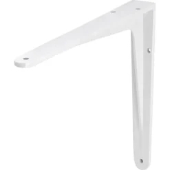 Plankdragers|Plankdragers > Geen Plankdrager model 13 mat wit aluminium 20x25 cm