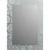 Plieger Art-line spiegel met kader - spiralen - 70 x 50 cm