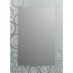 Plieger Art-line spiegel met kader - spiralen - 70 x 50 cm