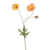 Poppy spray perzik 75cm