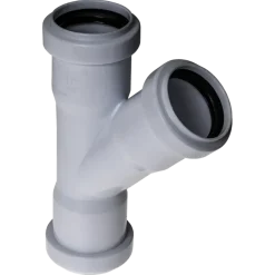 Rioleringsbuizen|Afvoerbuizen & Hulpstukken > Geen PPC T-stuk 45° 40 mm