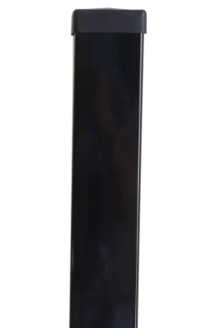 Profielpaal vierkant zwart 6 x 6 cm, lengte 240 cm